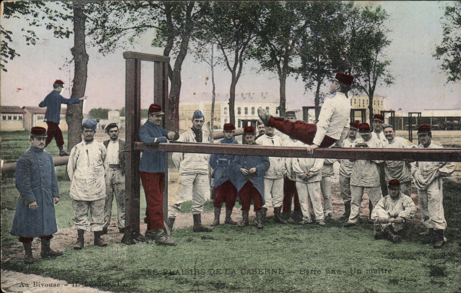 CPA sus placeres de los cuarteles de Militaria