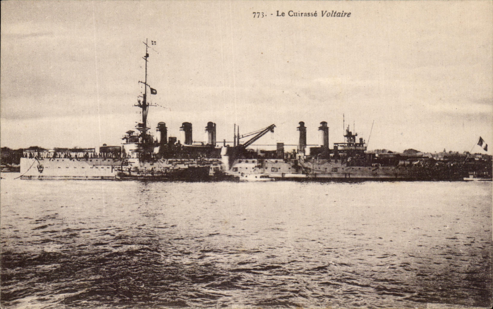 CPA the Armor Voltaire Boat War