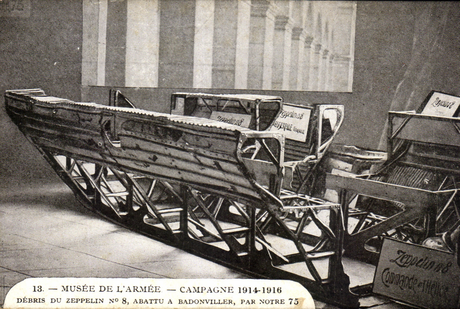 CPA Museum Of the Army Countryside Remains of the Badonviller zeppelin