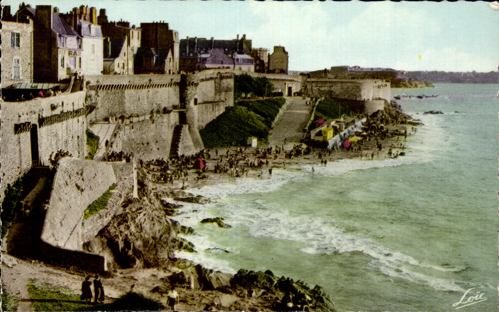 CPSM Saint Malo Walls