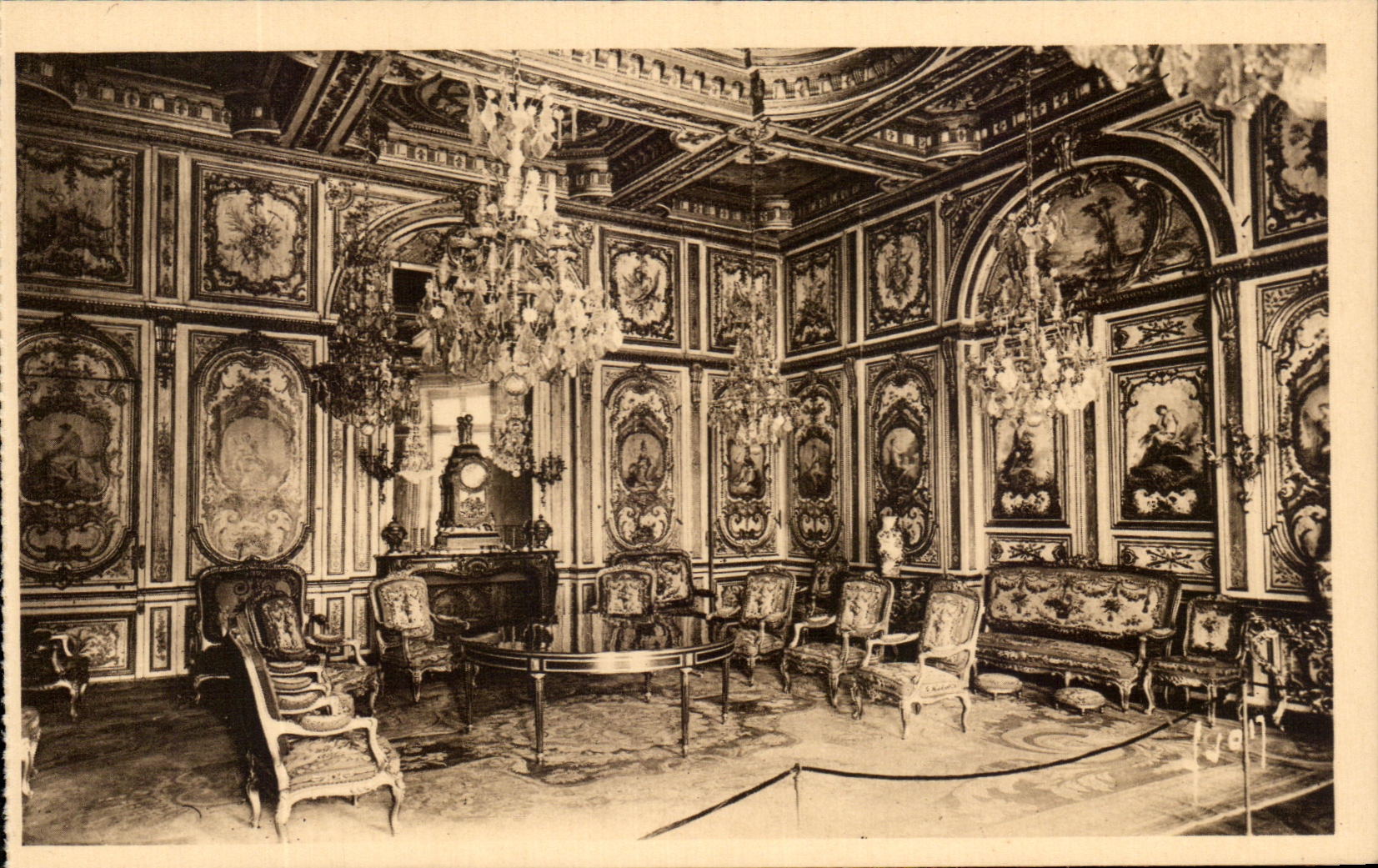 CPA Fontainebleau le Palais Salle du Conseil