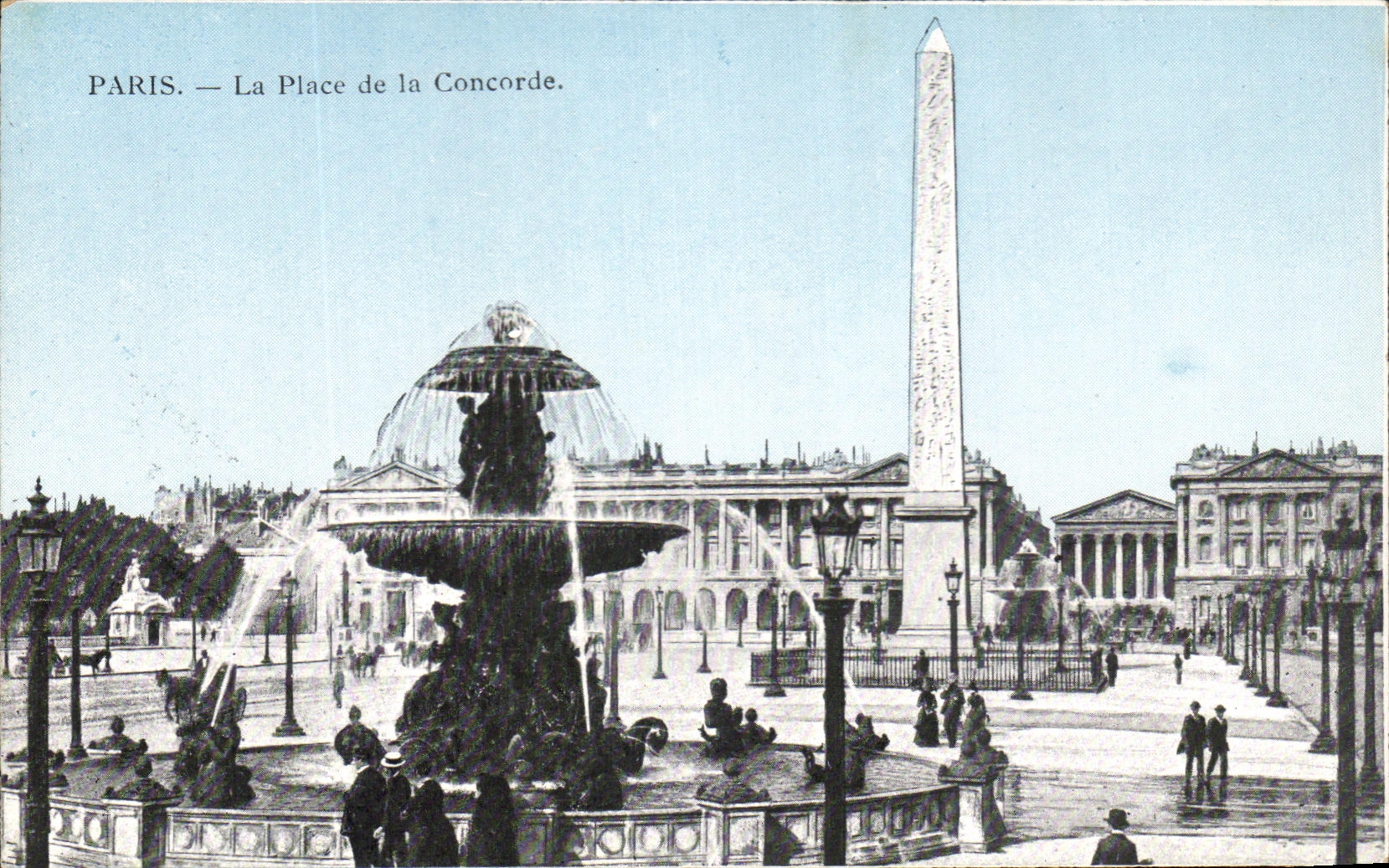 CPA Paris Le Place de la Concorde