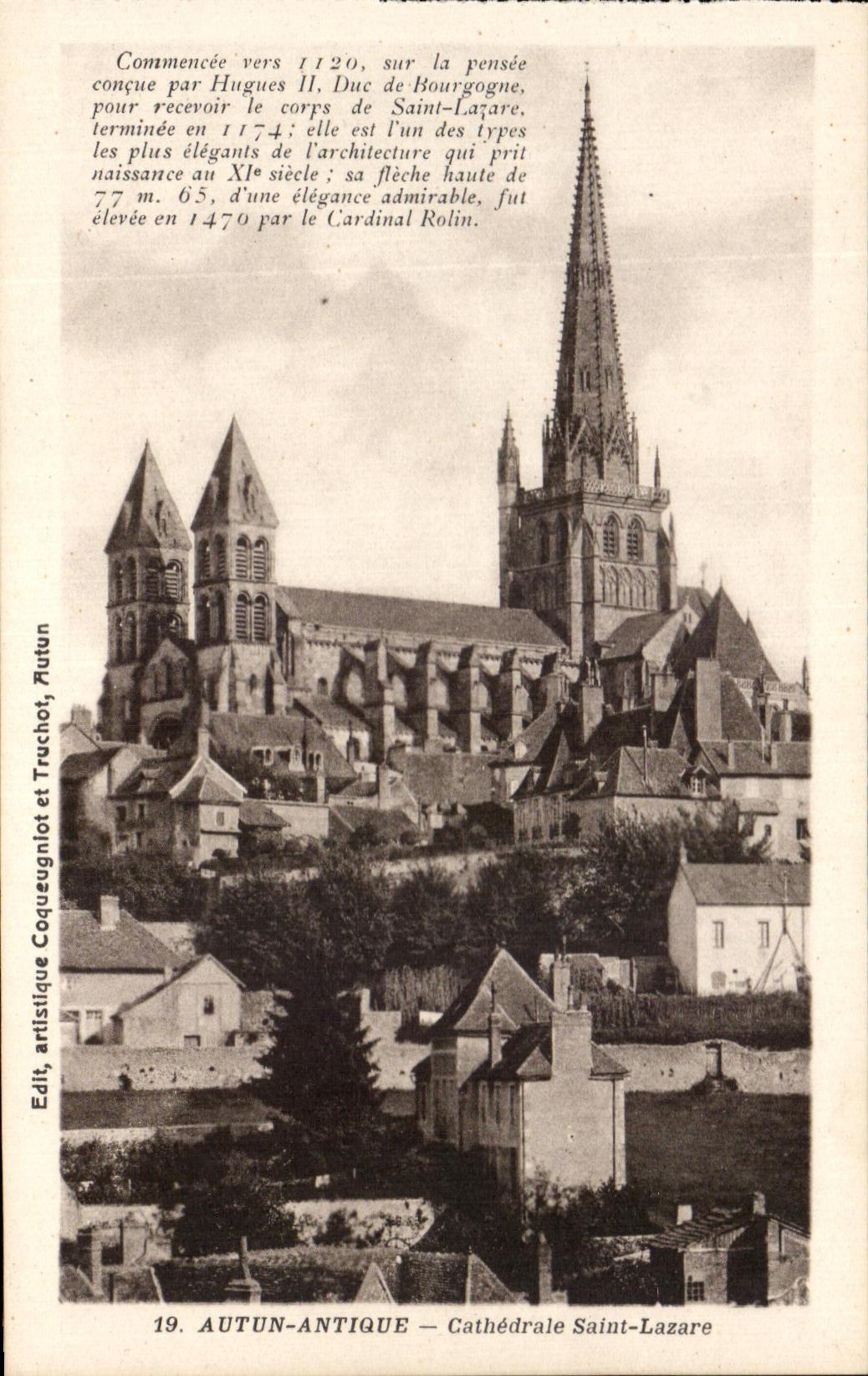 CPA Autun Antique Cathedrale Saint Lazare