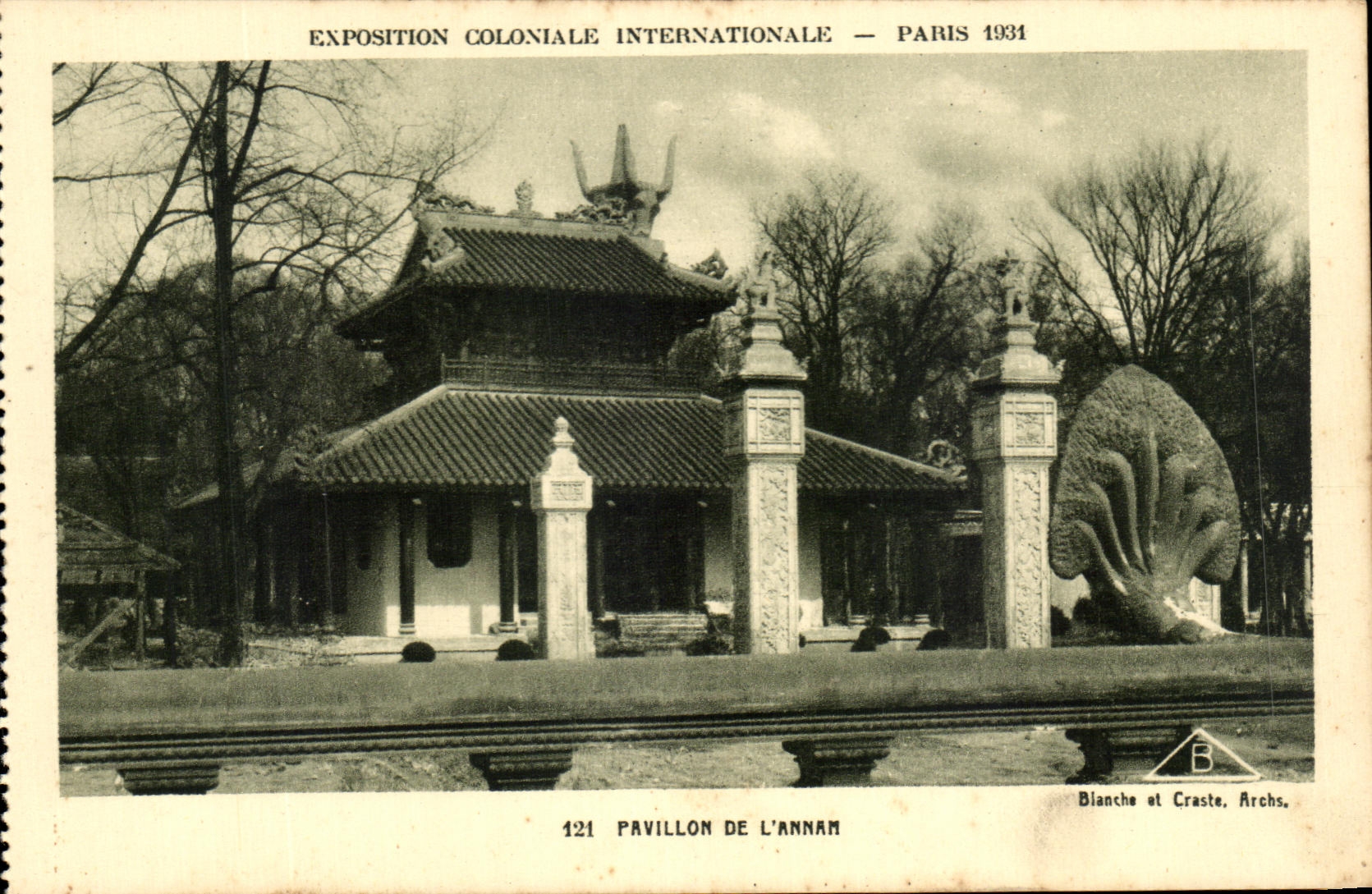 CPA Expostion Coloniale Internationale Paris 1931 Pavillon De L'Annam