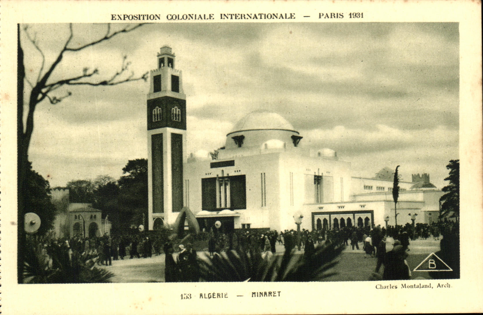 CPA Expostion Coloniale Internationale Paris 1931 Algerie Minaret