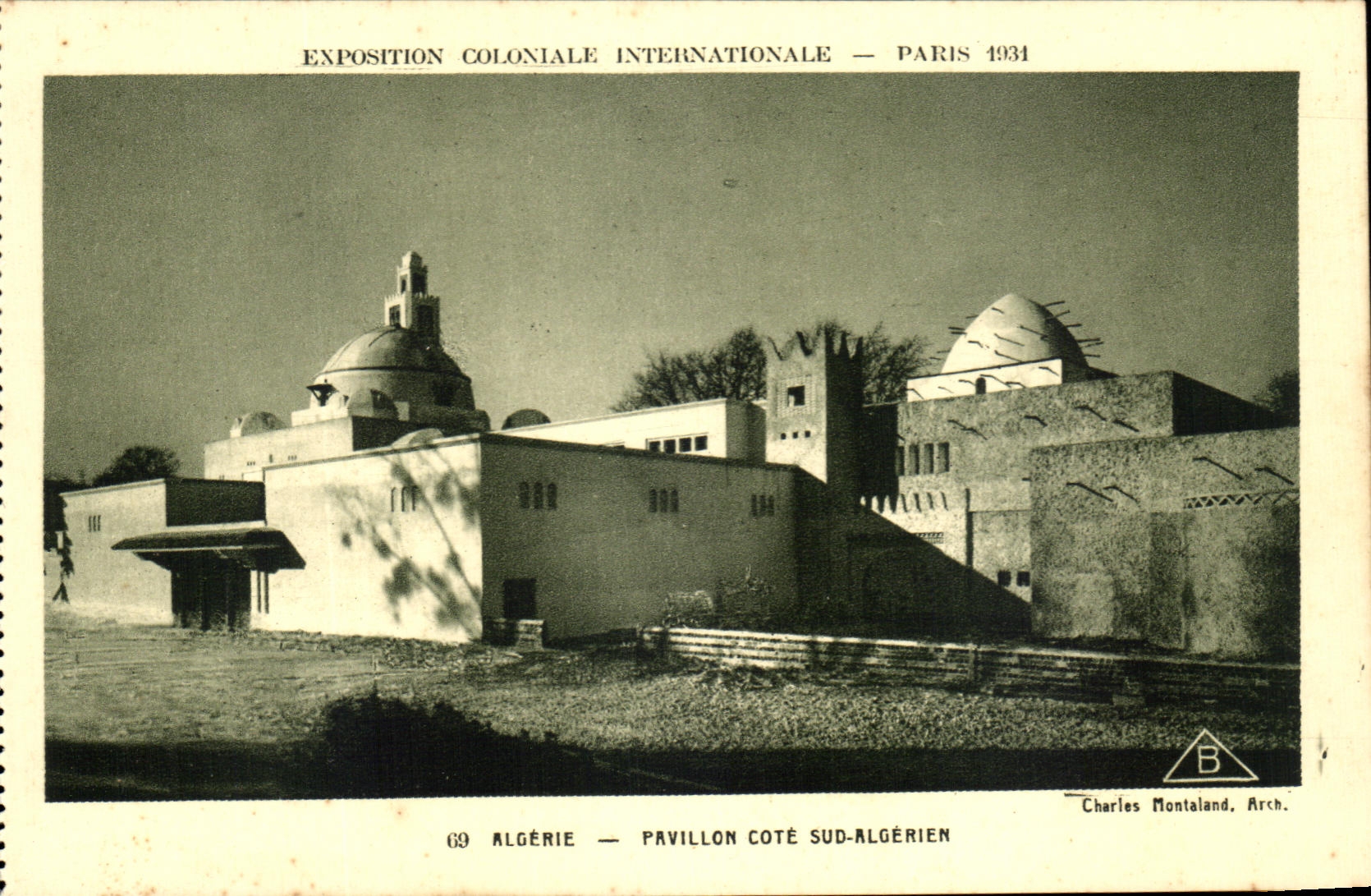 CPA Expostion Coloniale Internationale Paris 1931 Algerie Pavillon Cote Sud Algerien