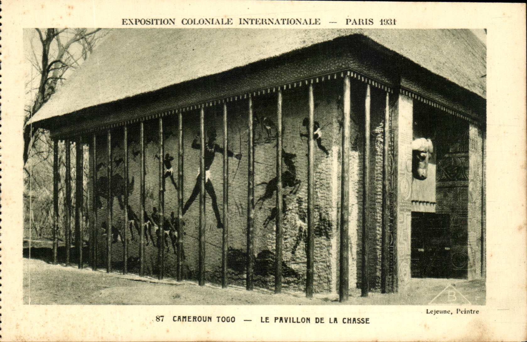 CPA Expostion Coloniale Internationale Paris 1931 Cameroun Togo Grand Pavillon