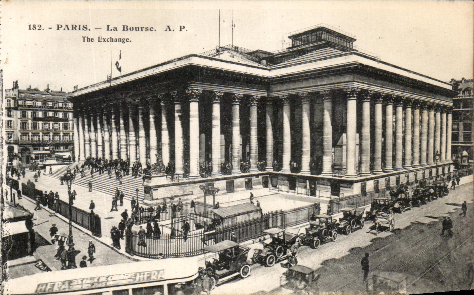 CPA Paris La Bourse Automobile