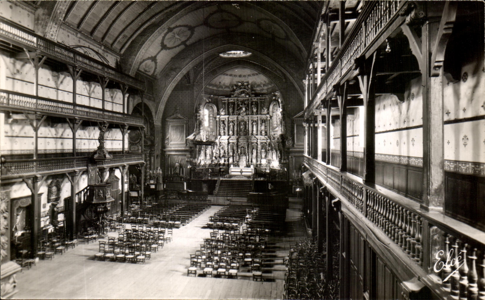 CPSM St Jean De Luz Interieur de leglise