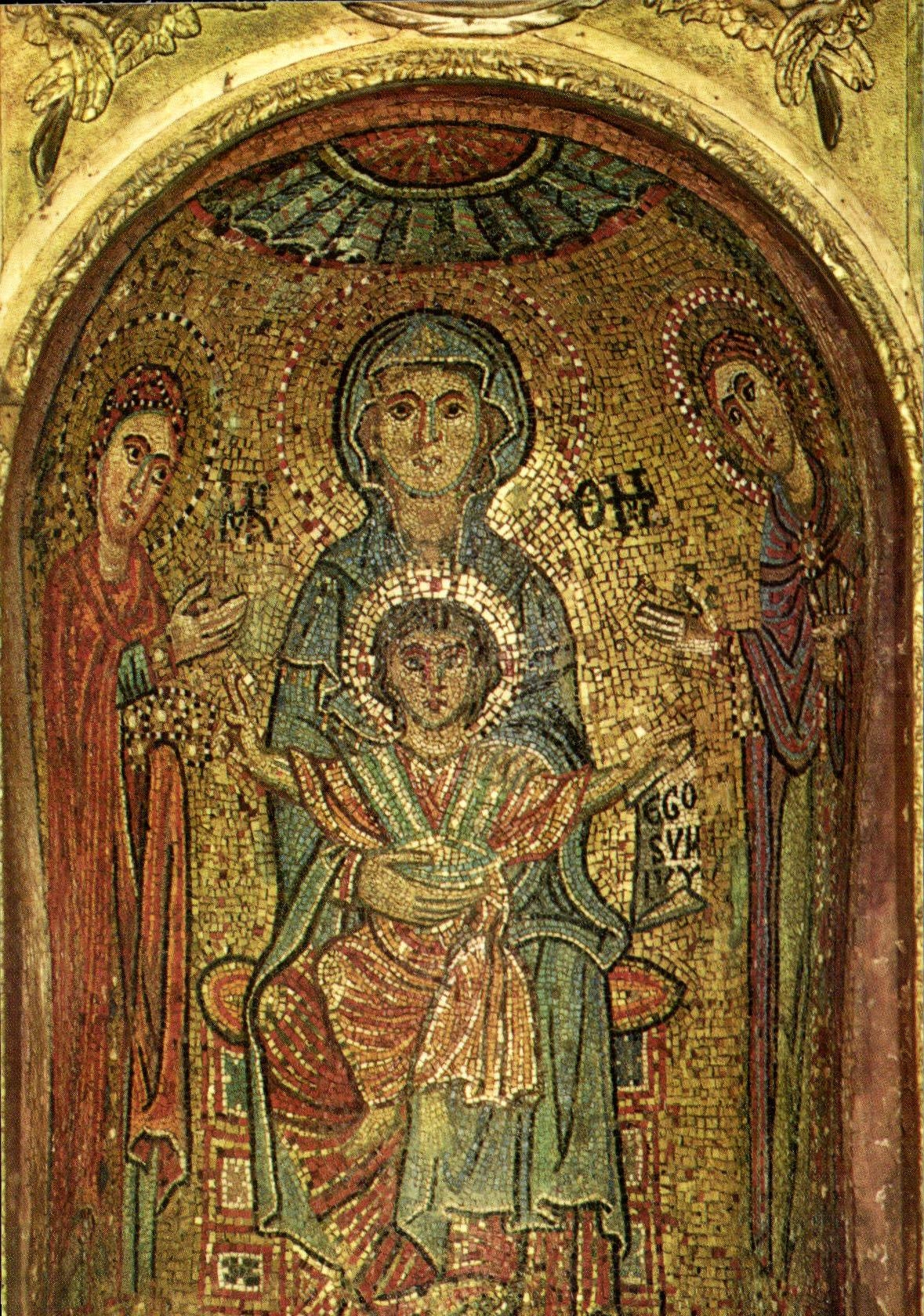 CPM Roma Chiesa di Prasseda Mosaico