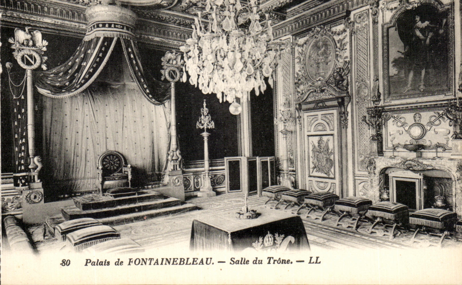 CPA Palais de Fontainbleau Salle du Trone
