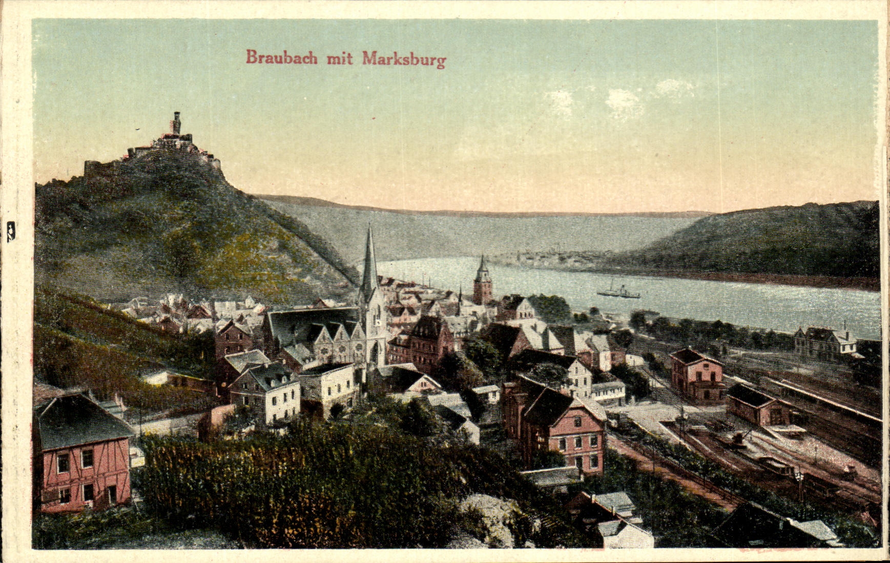 CPA Braubach Mit Marksburg