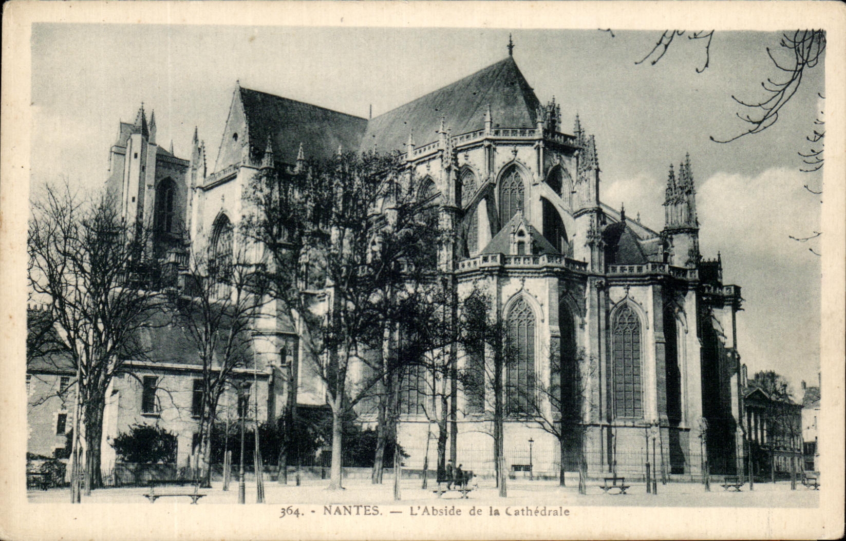 CPA Nantes the Apse of the Cathedral