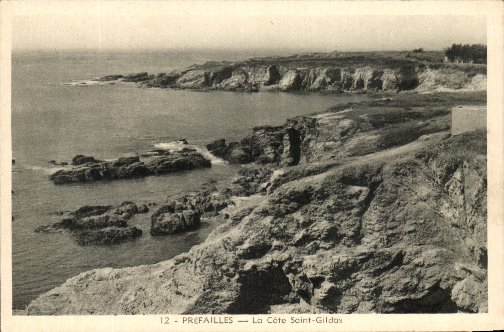 CPA Prefailles el santo Gildas de la dimension