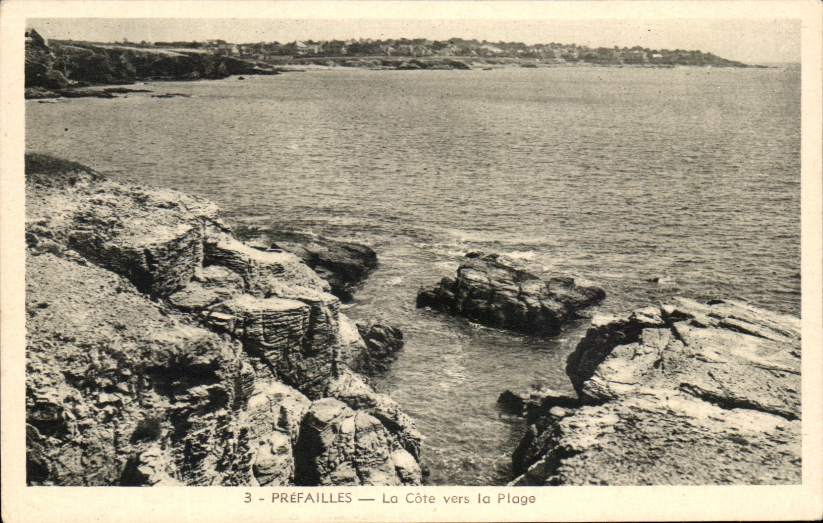 CPA Prefailles la dimension hacia la playa