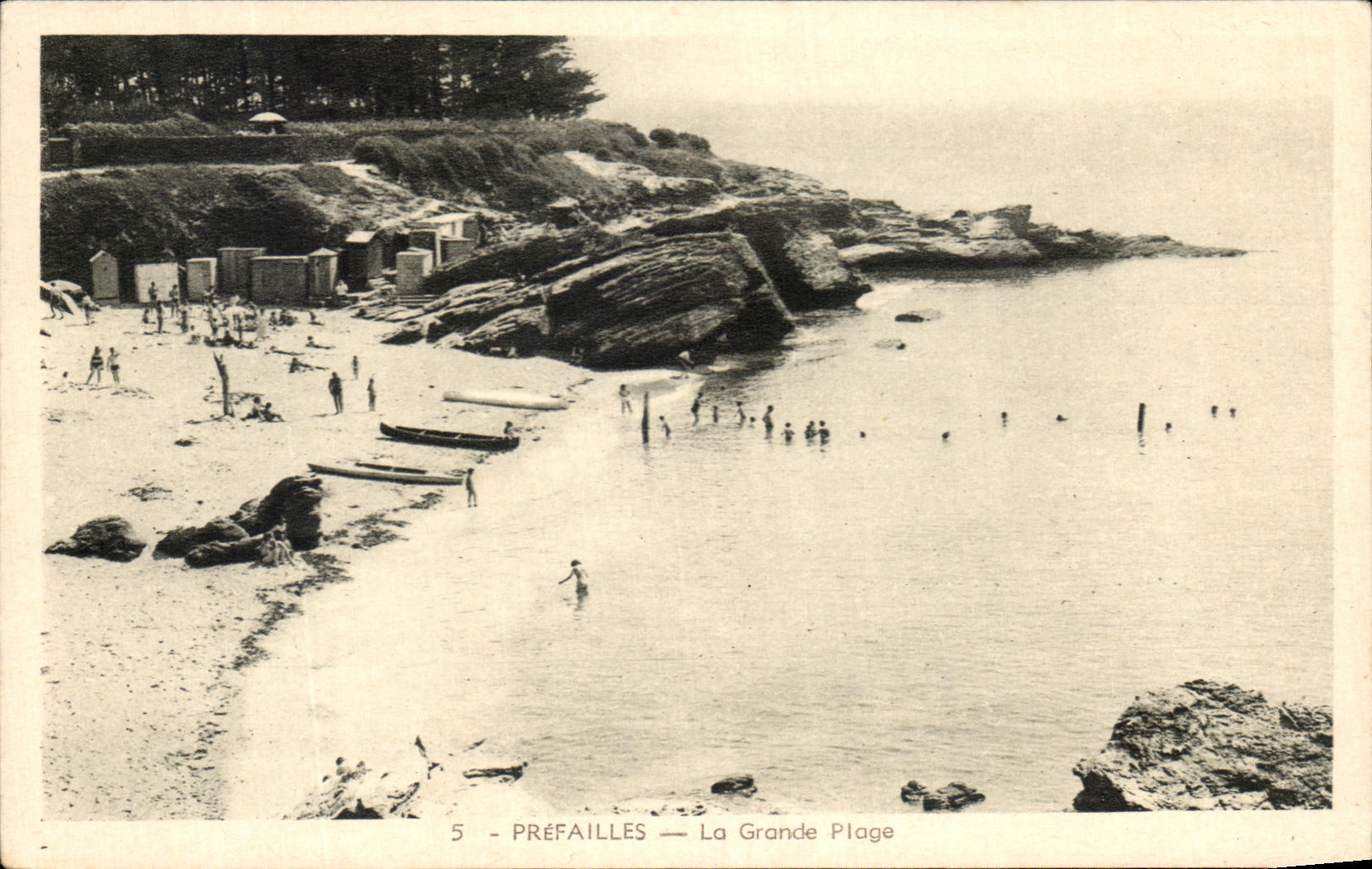 Playa de la caneria de CPA Prefailles