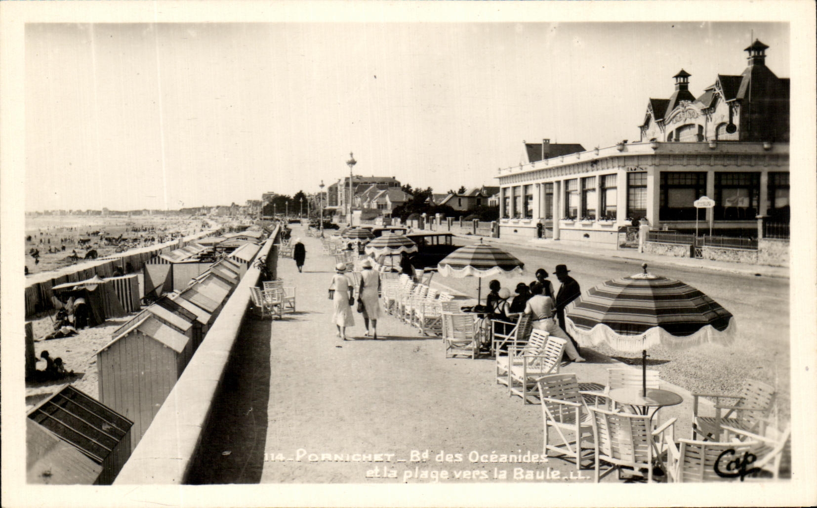 CPA Pornichet data base Of Oceanides and the Beach towards Baule