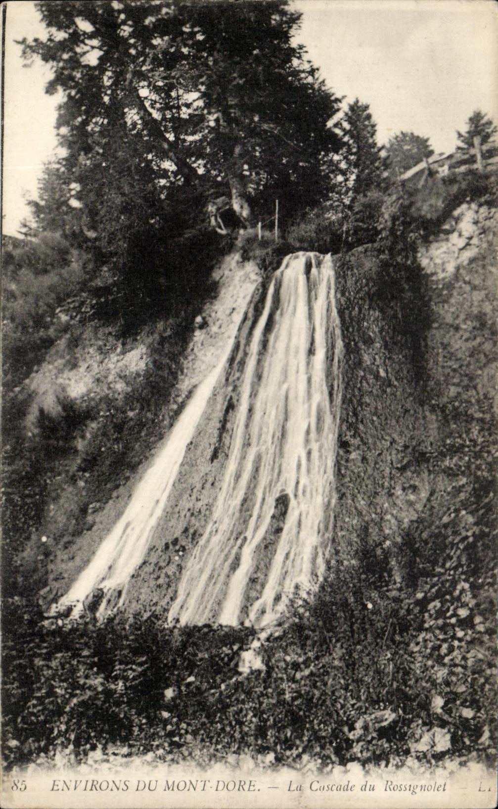 CPA Environs Of the Mount Gilds the Cascade of Rossignolet