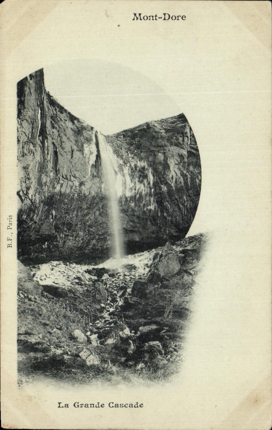 CPA Mont Gilds the Large Cascade