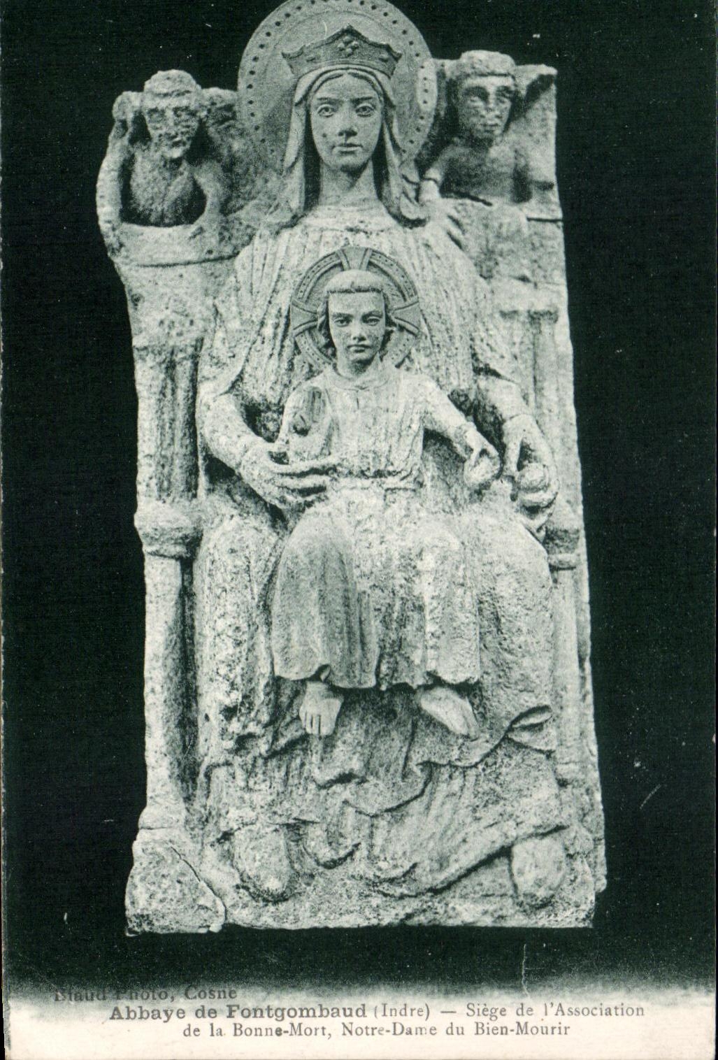 CPA Abbaye de Fontgombaud Siege de l'Association de la bonne mort