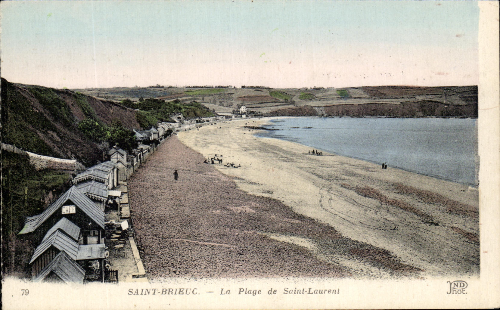 CPA Saint Brieuc La Plage de Saint Laurent