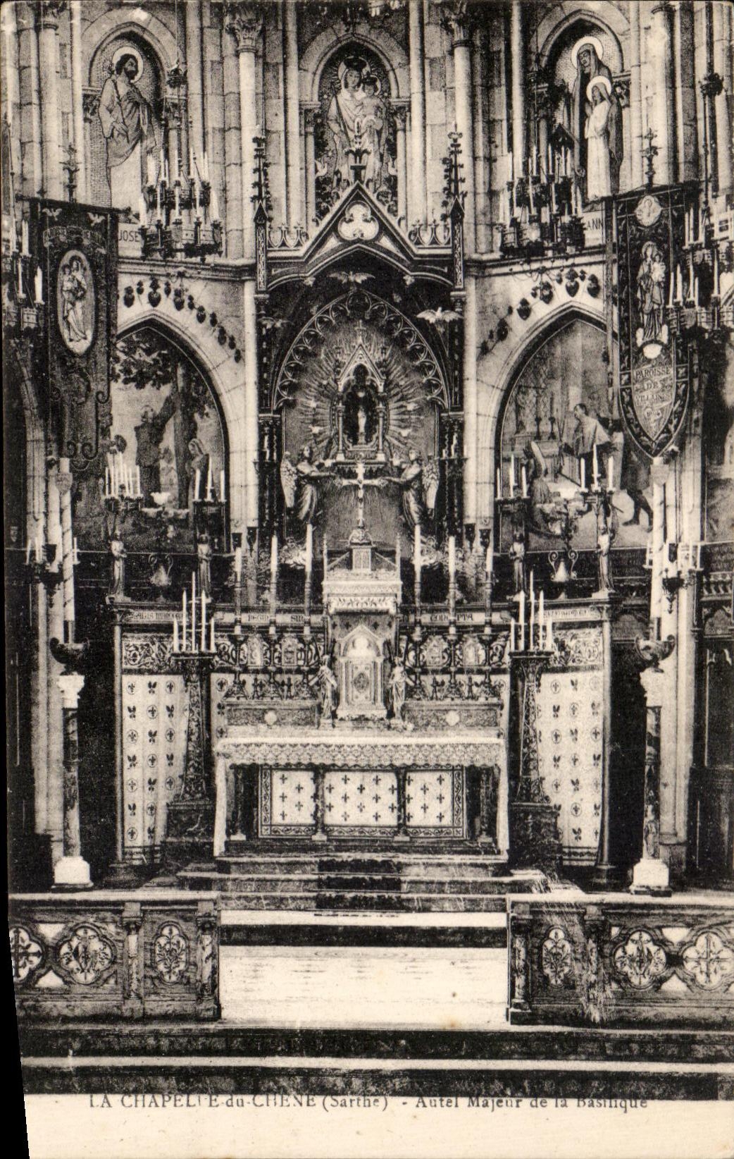 CPA La Chapelle of the Oak Major Furnace bridge of the Basilica