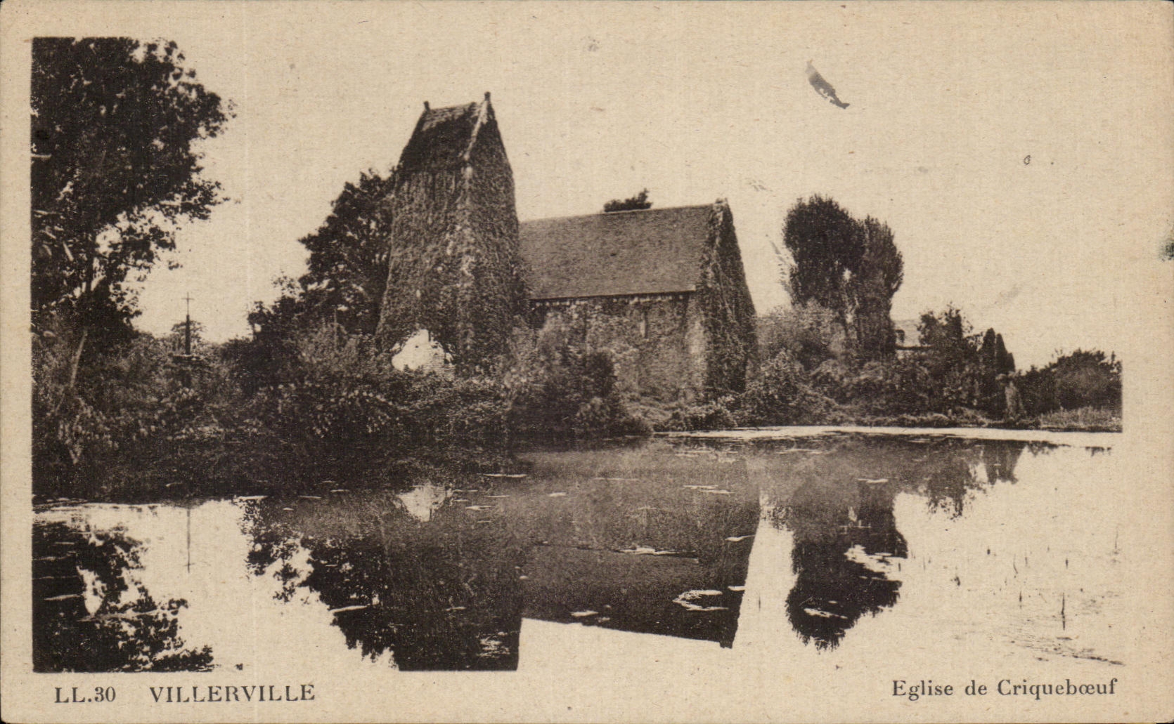 CPA Villerville Church of Criqueboeuf