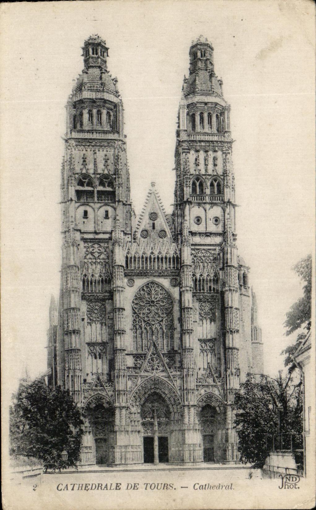 CPA Cathedral Of Tours Cathedral