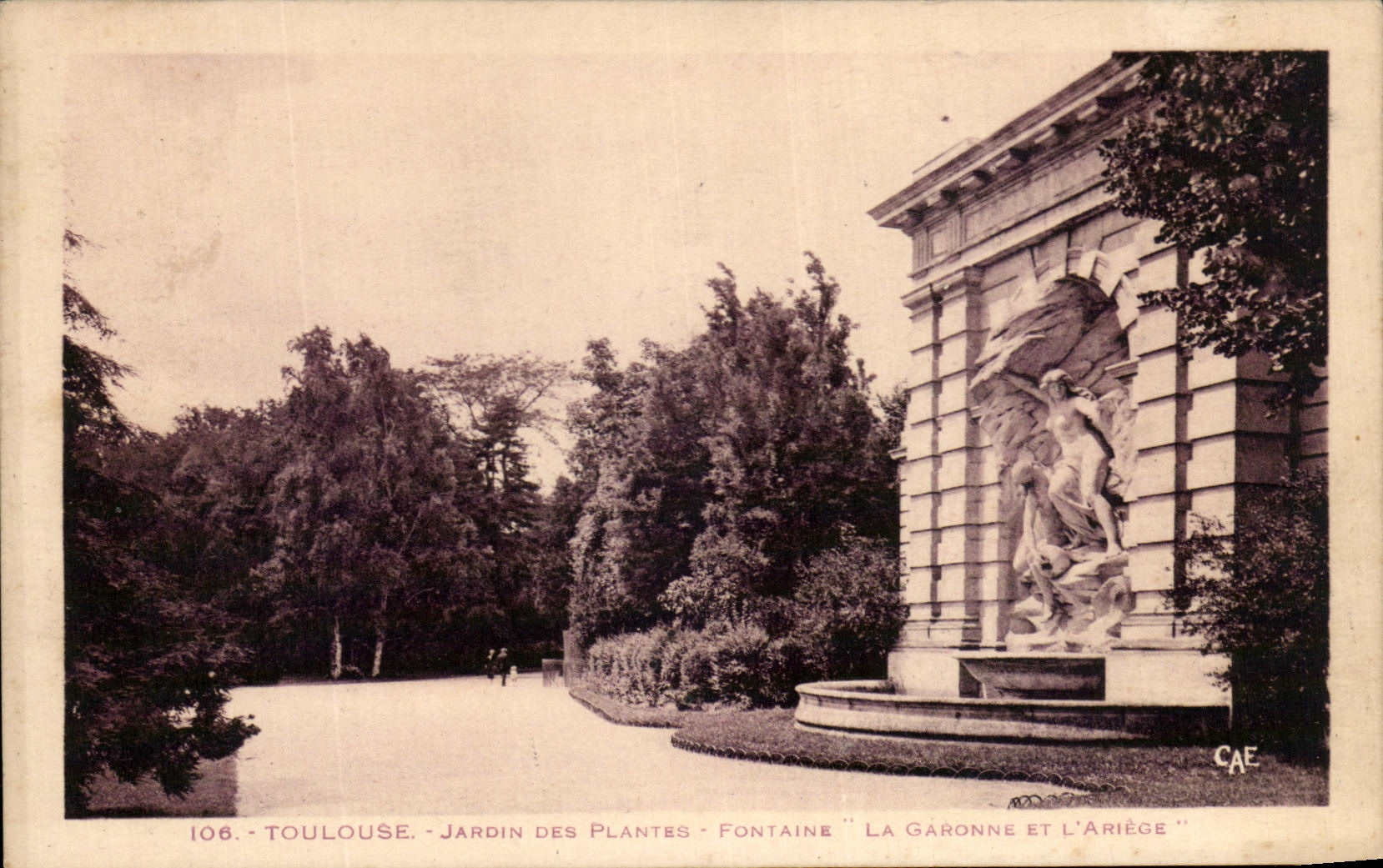 Jardin de CPA Toulouse de la fuente de Plantles Garonne And Ariege