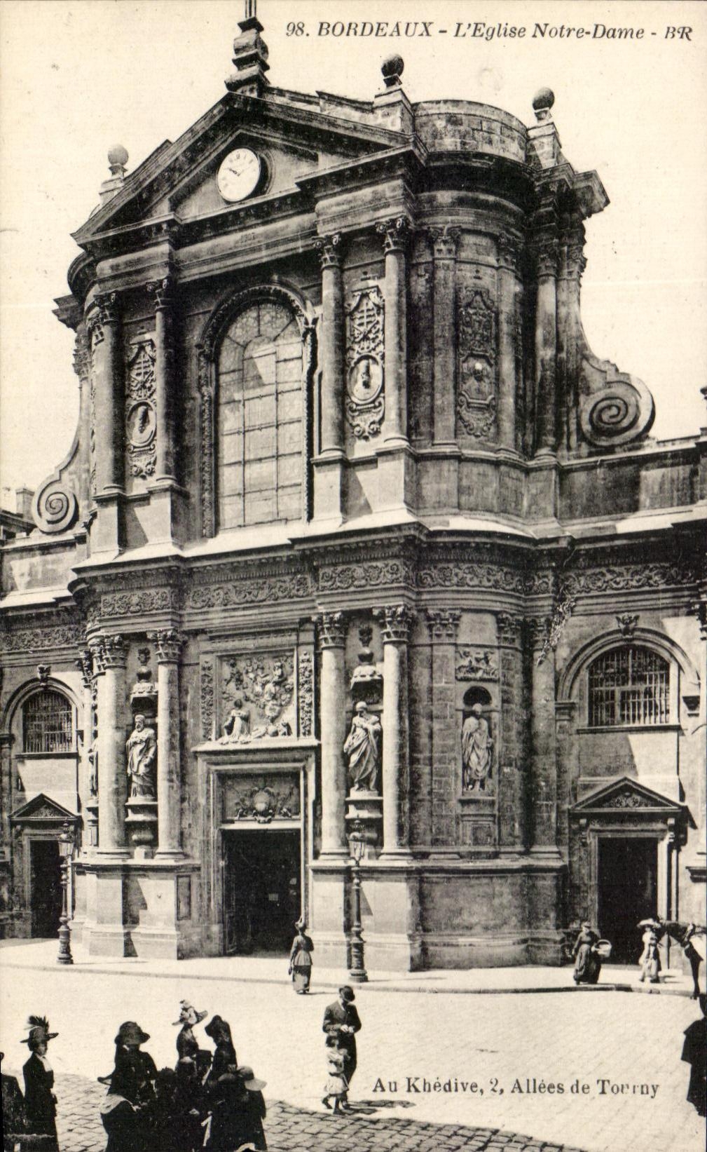 CPA Bordeaux L'Eglise Notre Dame