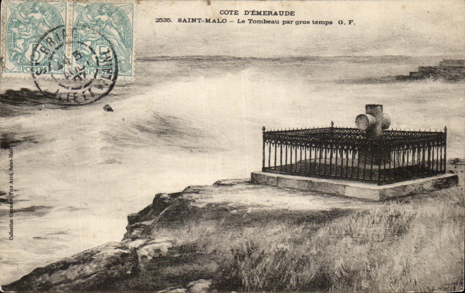 CPA Dimensions Emerald Malo Saint the Tomb by heavy weather