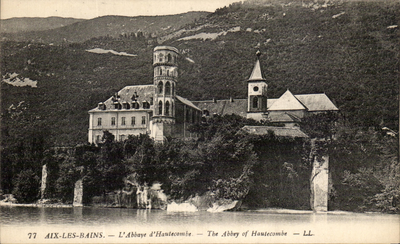 CPA Aix les bains L'Abbaye d'Hautecombe The Abbay of Hautecombe