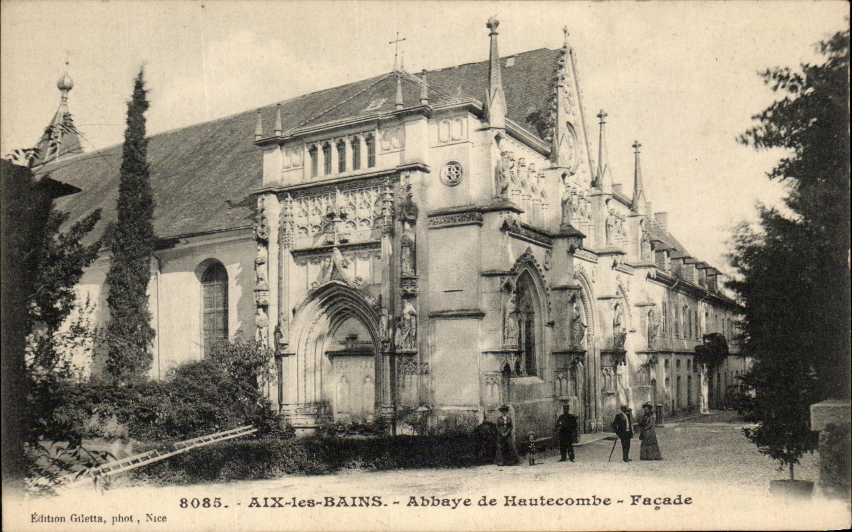 CPA Aix Les Bains L'Abbaye d'Hautecombe Facade