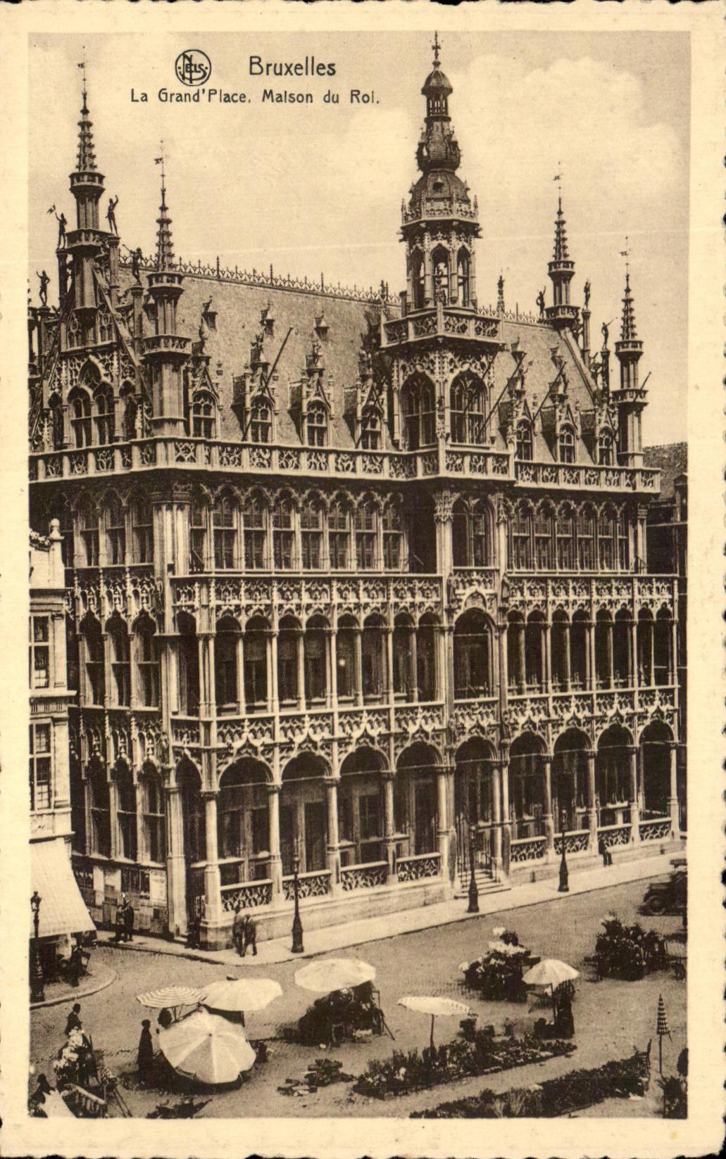 CPA Bruselas la grande coloca Masion de Rol