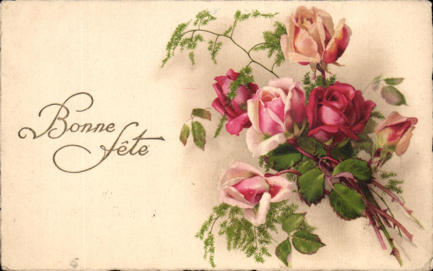 CPA Bonne Fete Fluers 