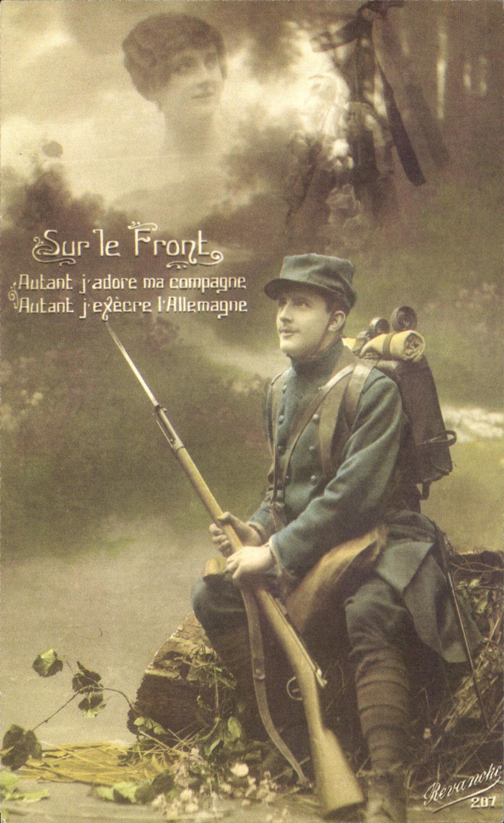 CPA On the Face As much I gild my Militaria partner