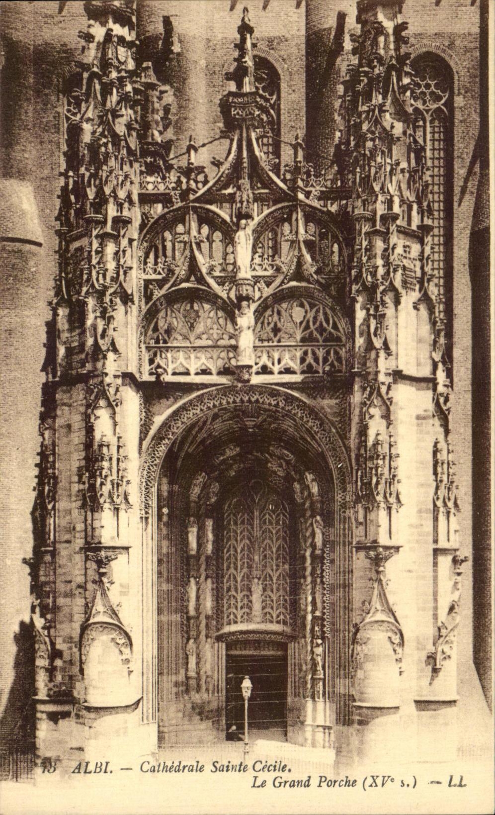 Catedral Sainte Cecile de CPA Albi el portico grande