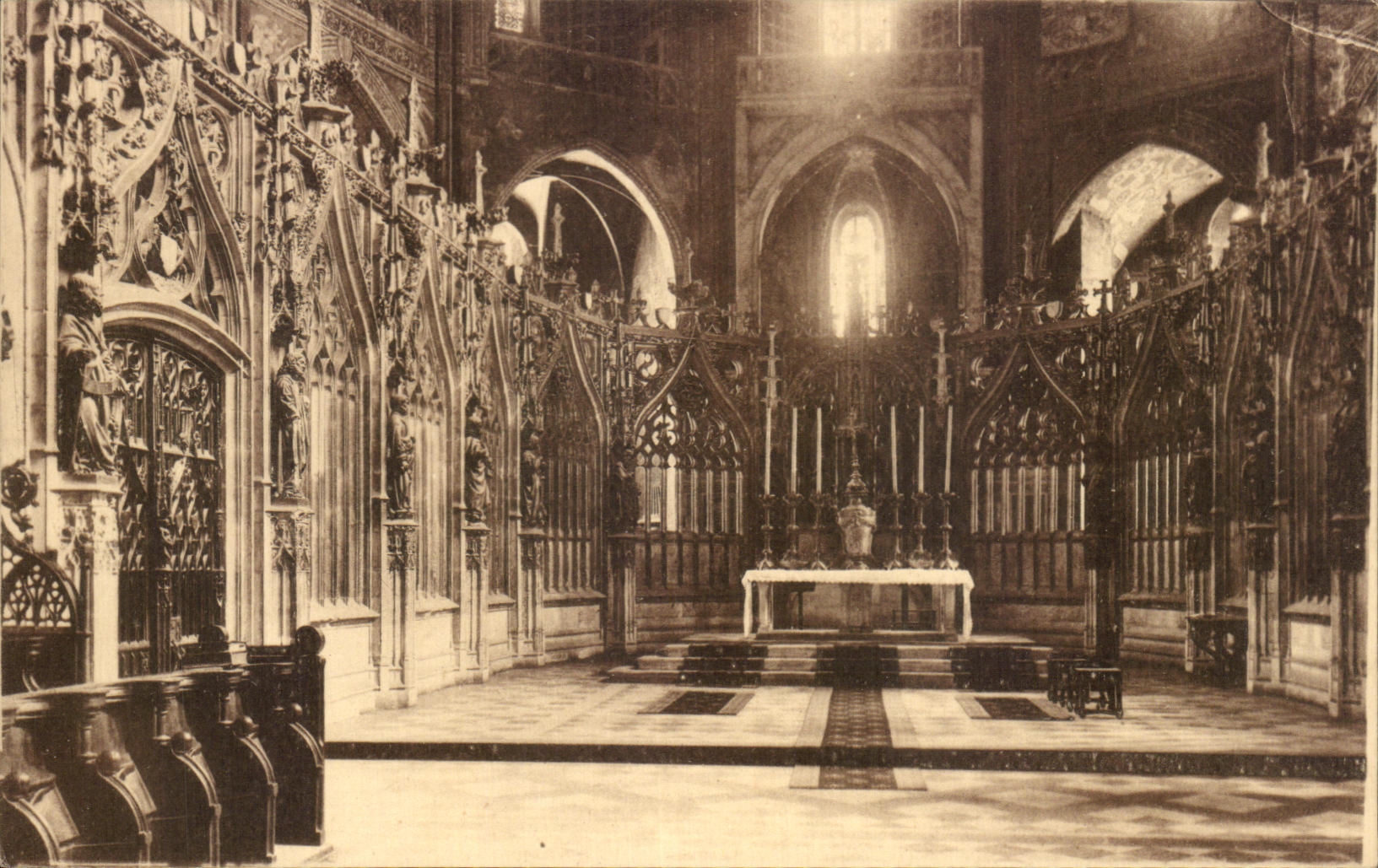 Puente del horno de Sainte Cecile Maitre de la catedral de CPA Albi del gran estribillo