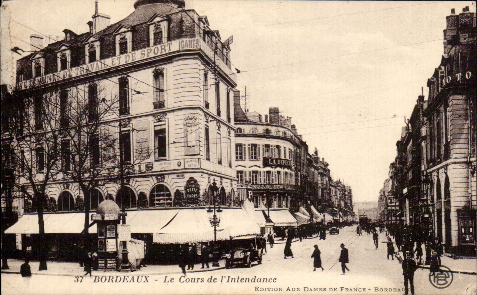CPA Bordeaux Le Cours De L'Intendance