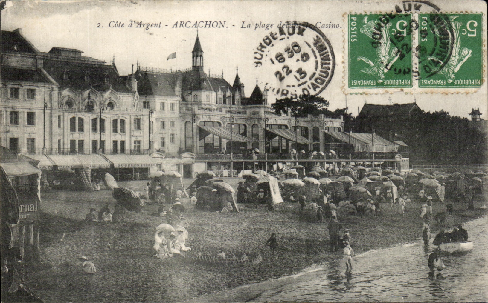 CPA Arcachon La Plage De Casino