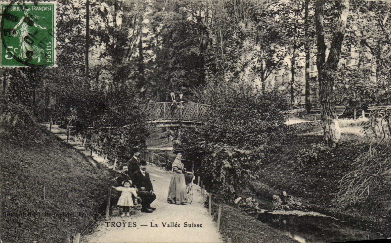 CPA Troyes the Swiss Valley