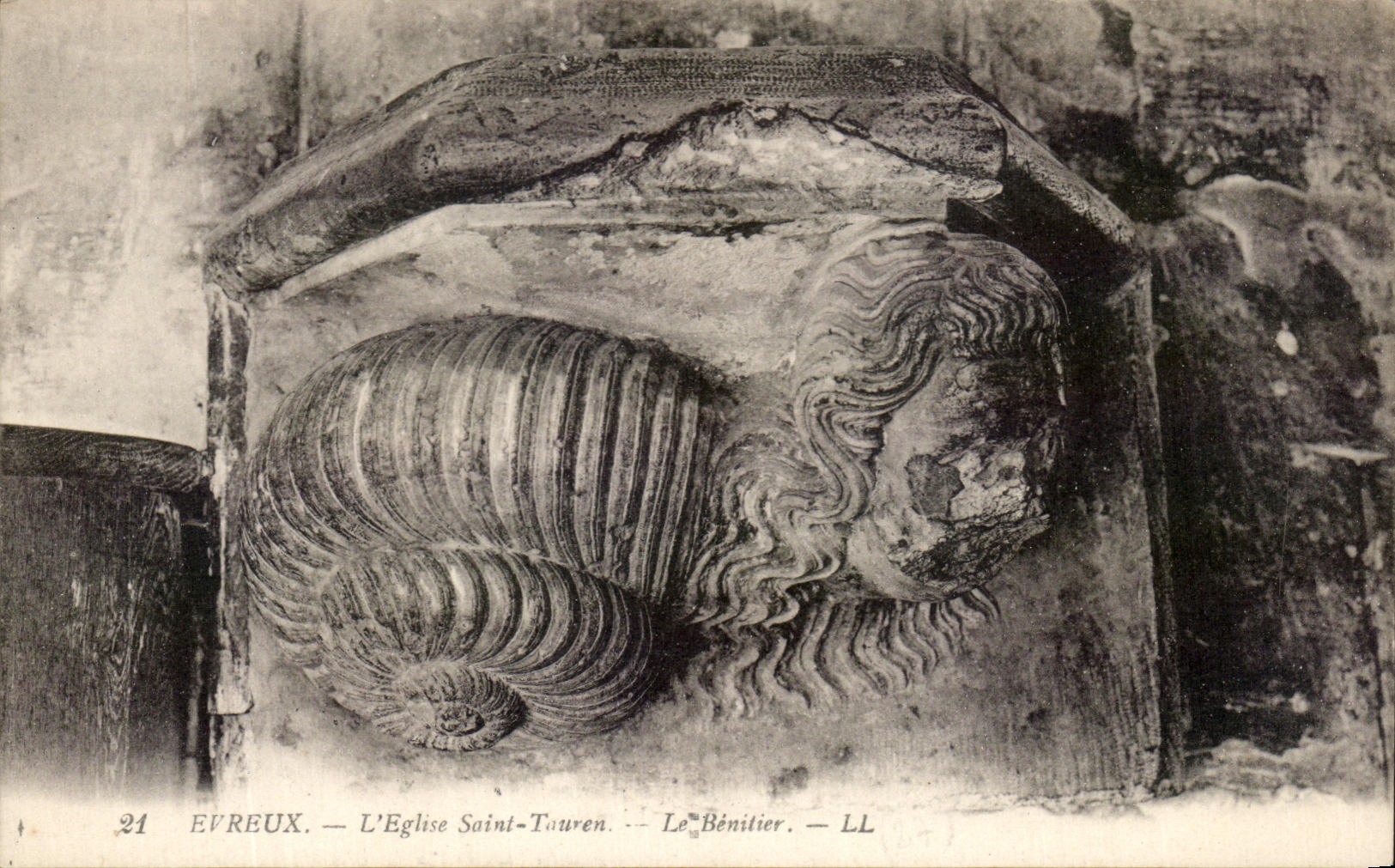 CPA Evreux el santo Tauren de la iglesia el Stoup