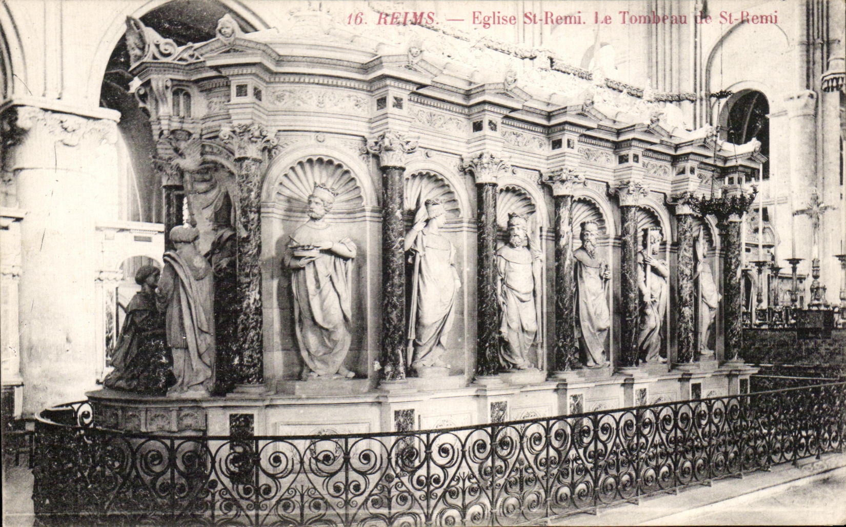 CPA Rheims Church St Remi the Tomb St Remi