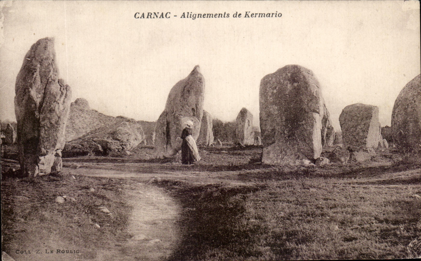 CPA Carnac Alignements de Kermario