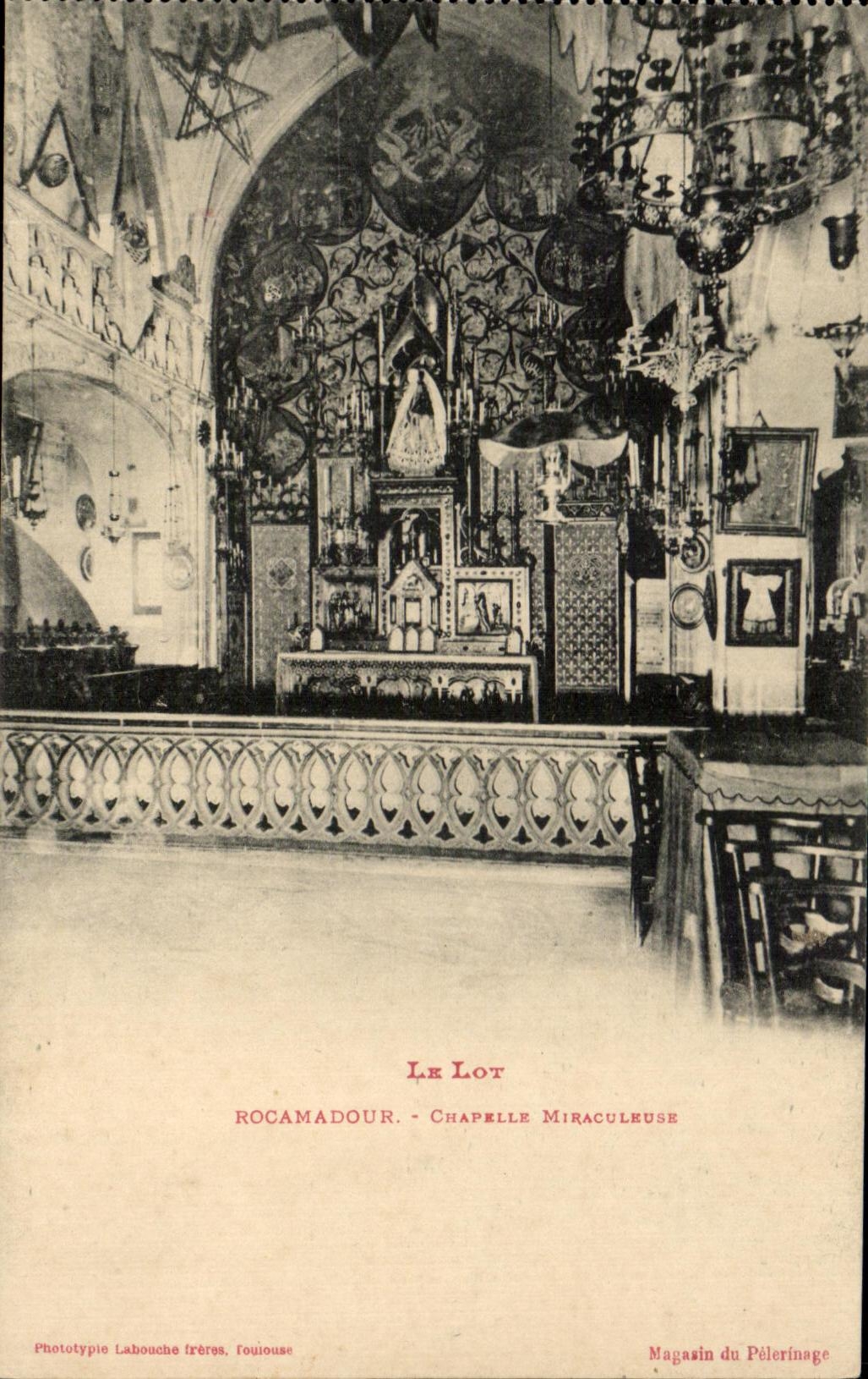 CPA Rocamadour Chapelle Miraculeuse