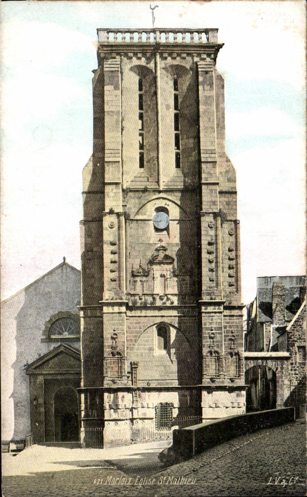 CPA Morlaix Eglise St Mathieu