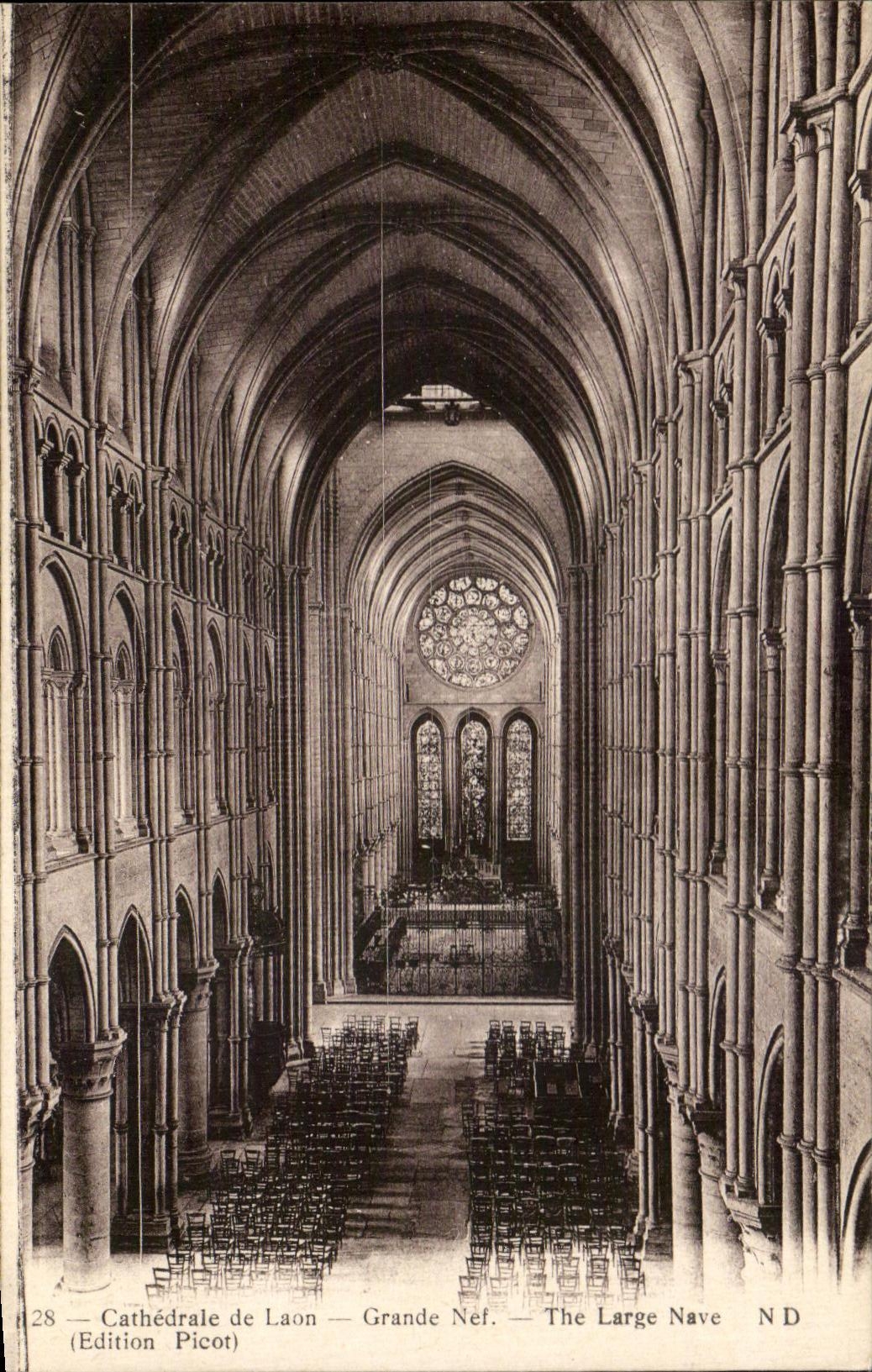 CPA Cathedrale de Laan Grande Nef