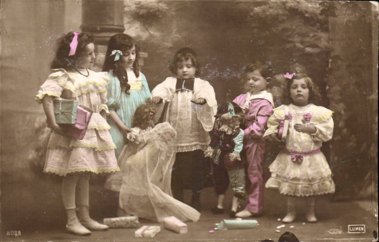 CPA Children Puppet Priest