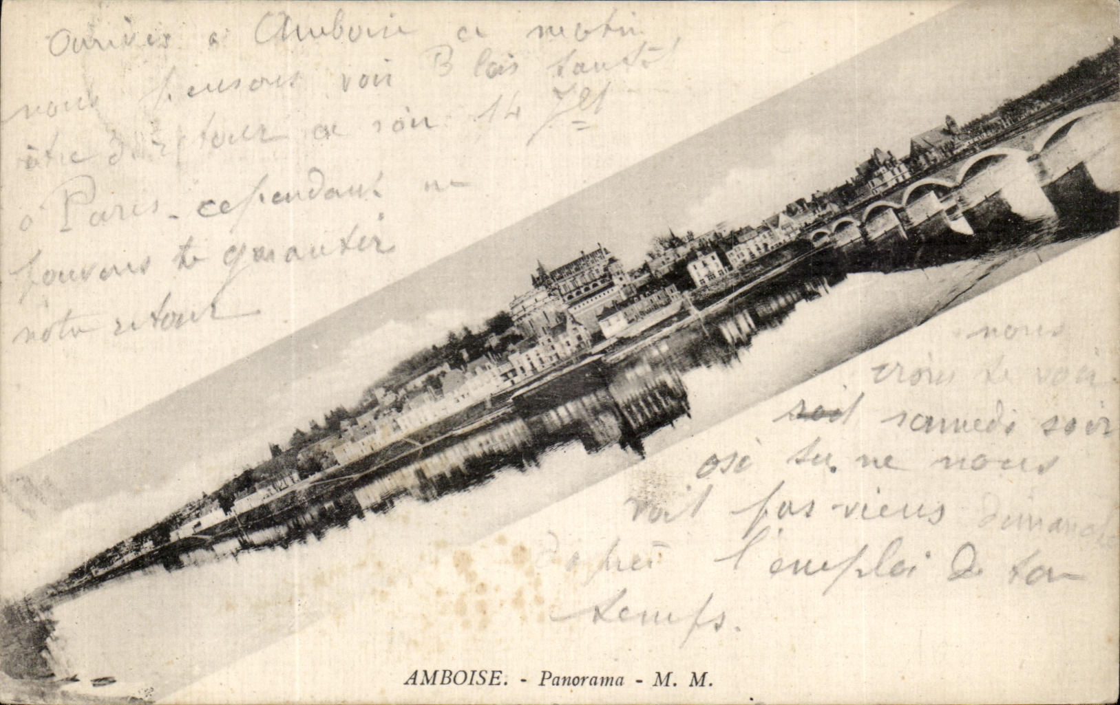 CPA Amboise Panorama