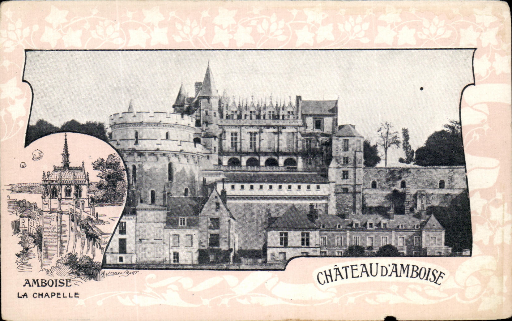 CPA Amboise La Chapelle Chateau d'Amboise